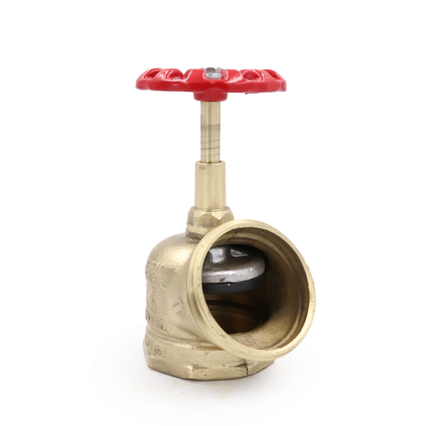 GPM 25 – Válvula Globo Comercial 45º PN 16 2.1/2” 11BSP x 5FPP em Latão com Volante de 90mm - Imagem 2