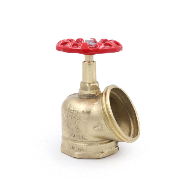 GPM 25 – Válvula Globo Comercial 45º PN 16 2.1/2” 11BSP x 5FPP em Latão com Volante de 90mm - Imagem 5