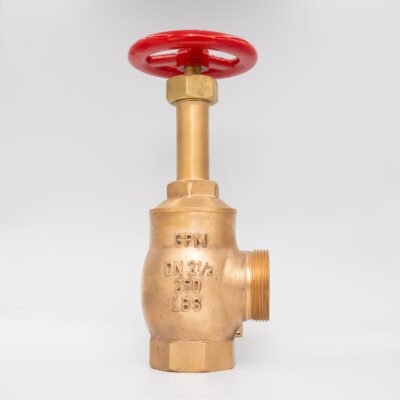 GPM 159 BR – Válvula Globo Industrial Crane Petrobras 90º 250 LBS 2.1/2” 8NPT x 7.1/2NH em Bronze Volante150mm