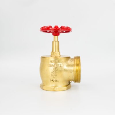 GPM 117 – Válvula Globo Industrial 90º PN 16 2.1/2” 8NPT x 7.1/2NH em Latão com Volante de 90mm