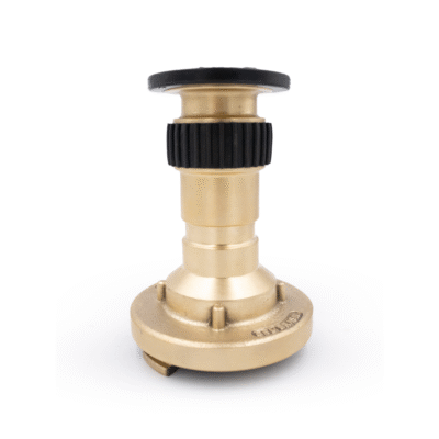 GPM 10 – Esguicho Regulável com Luva Estriada 2.1/2" em Latão