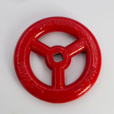 GPM 509 - Volante com Encaixe Quadrado 10,5mm Ø 100mm em Alumínio Pintado