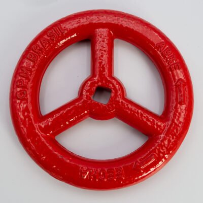 GPM 510 - Volante com Encaixe Quadrado 11mm Ø 117mm em Alumínio Pintado