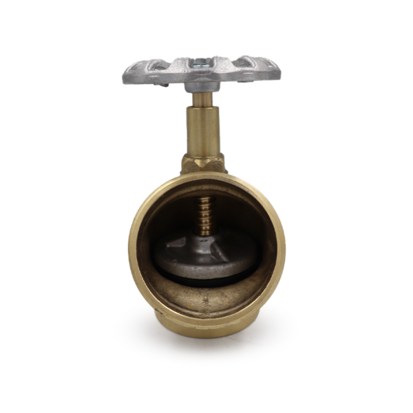 GPM 11 – Válvula Globo Comercial 45º PN 16 2.1/2” Grooved 76MM x 5FPP em Latão com Volante de 90mm - Imagem 3