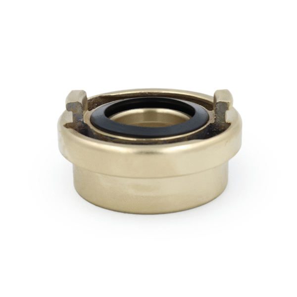 GPM 984 – Adaptador 1.1/2 Storz X 2.1/2 Rosca Interna 8 NPT Latão Escovado - Imagem 2