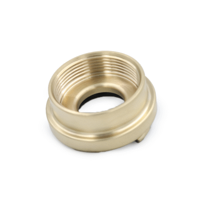 GPM 984 – Adaptador 1.1/2 Storz X 2.1/2 Rosca Interna 8 NPT Latão Escovado